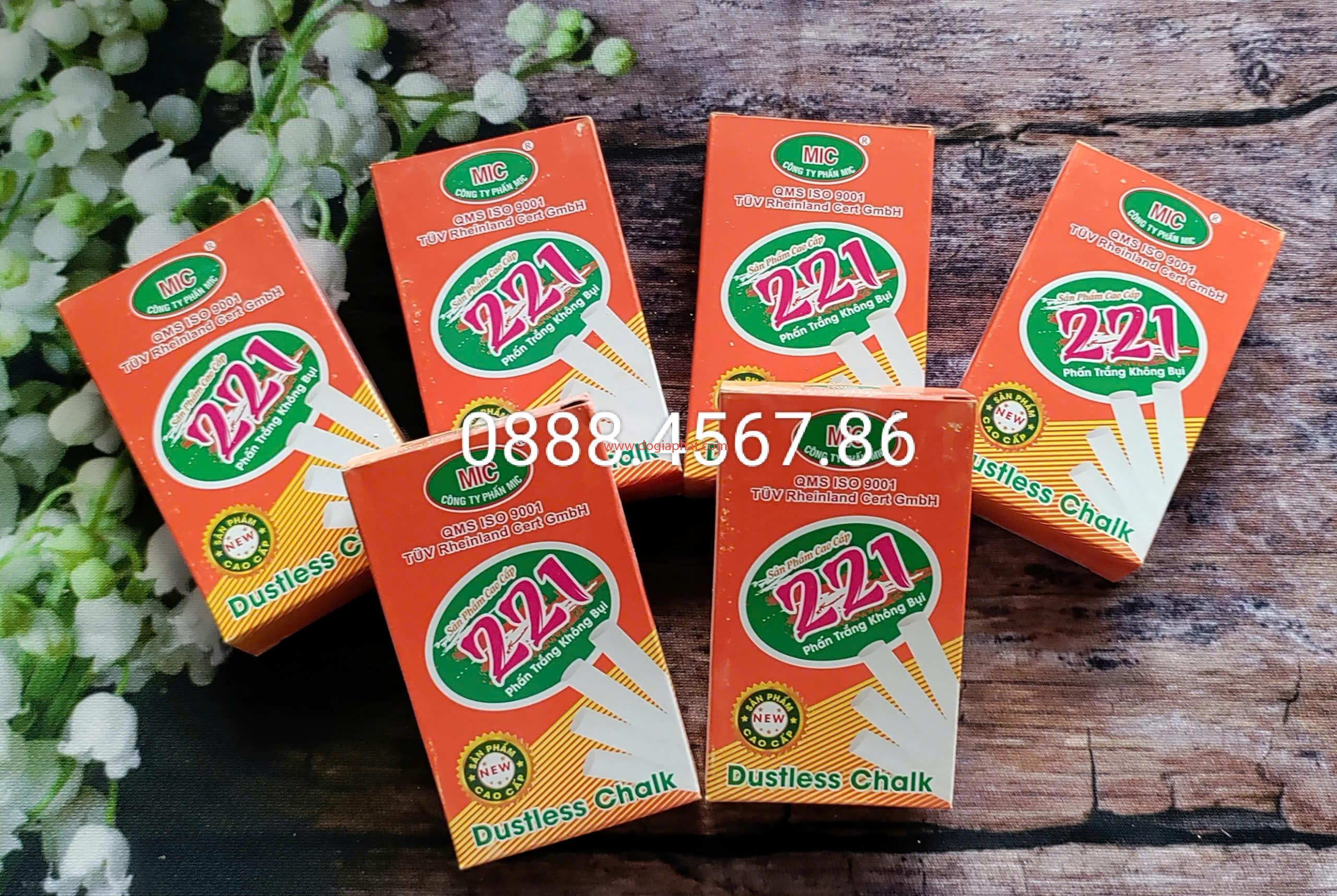 PHẤN TRẮNG KHÔNG BỤI 221 GIÁ SỈ 