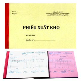 Phiếu xuất-nhập 2 liên 100 tờ