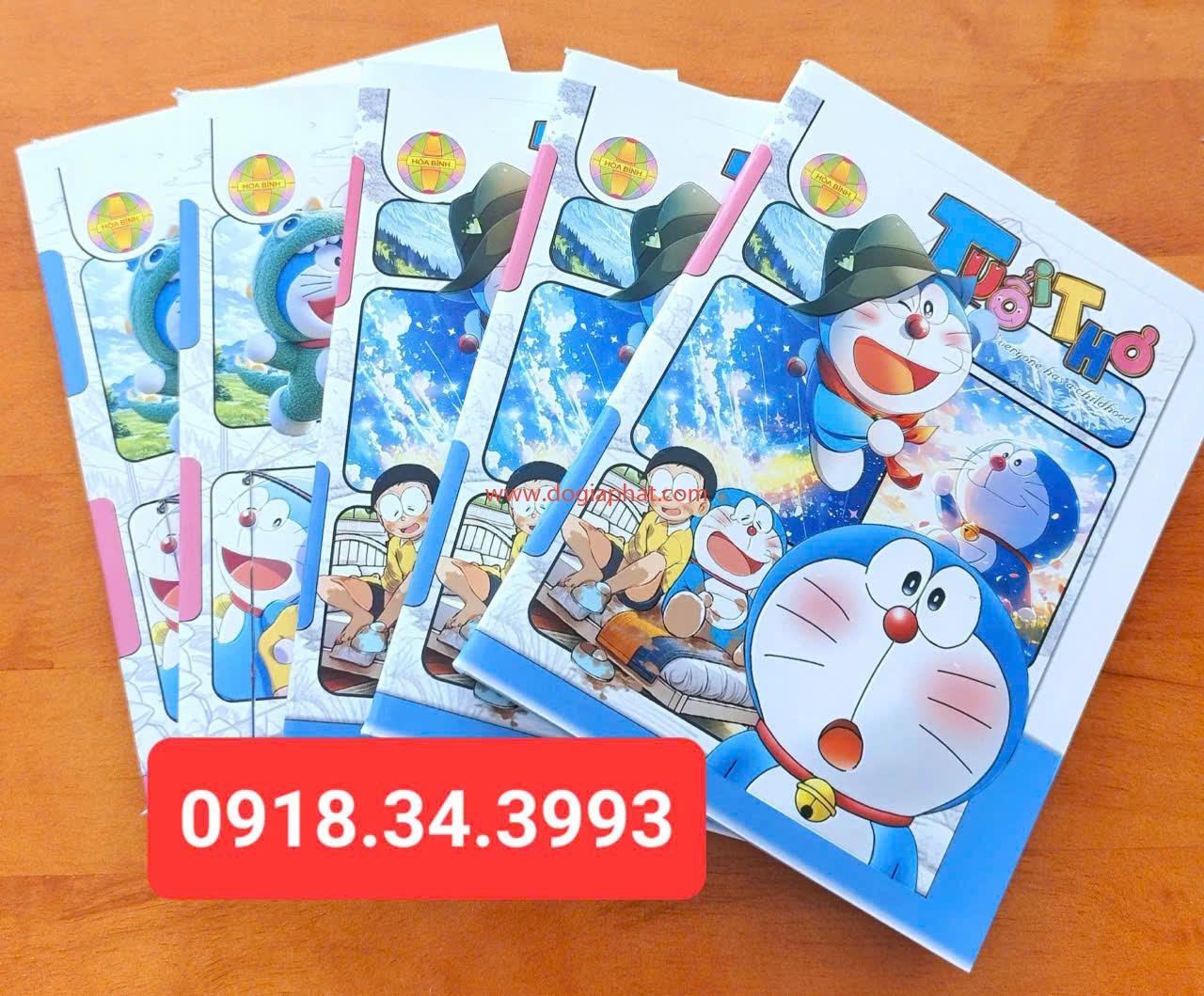 Tập Tuổi Thơ Hòa Bình 120gsm 96T 4 Ô + 5 Ô 