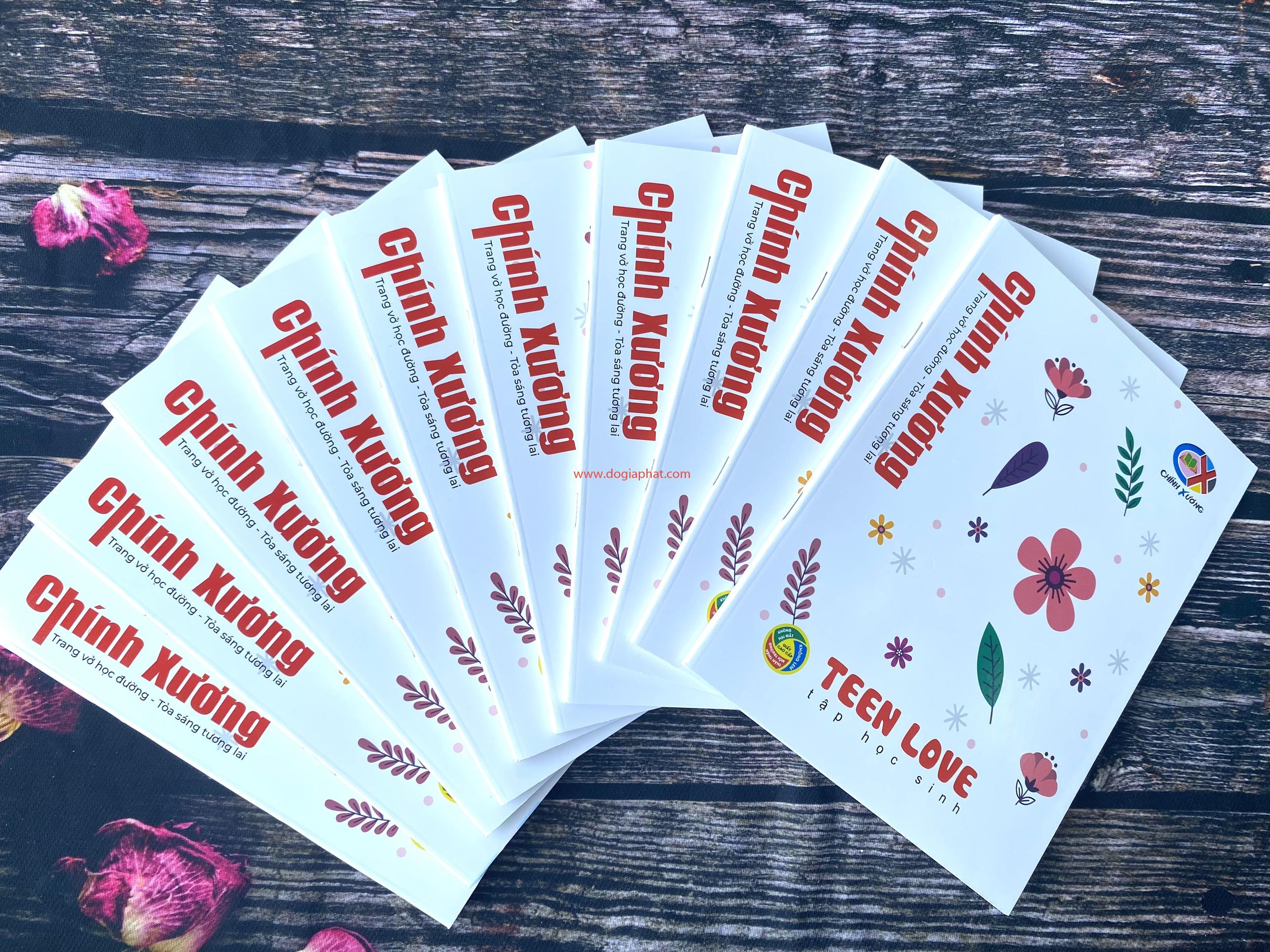 TẬP HỌC SINH TEEN LOVE CHÍNH XƯƠNG 70 GSM