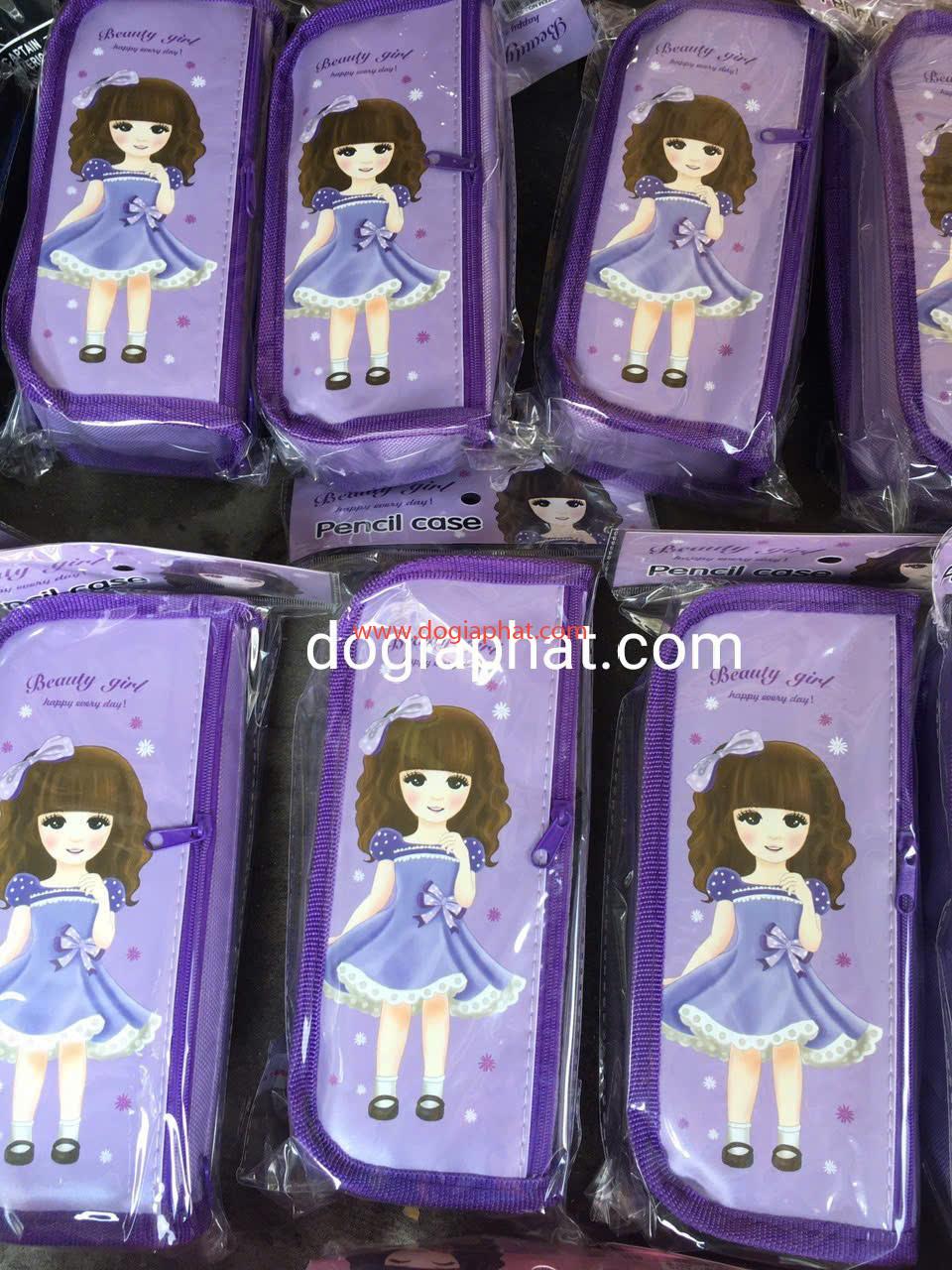 HỘP BÚT VẢI BÚP BÊ 