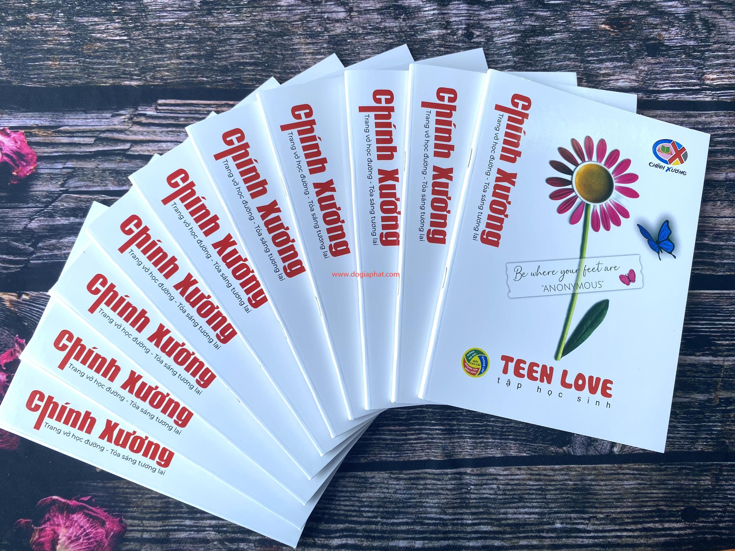 TẬP HỌC SINH TEEN LOVE CHÍNH XƯƠNG 70 GSM