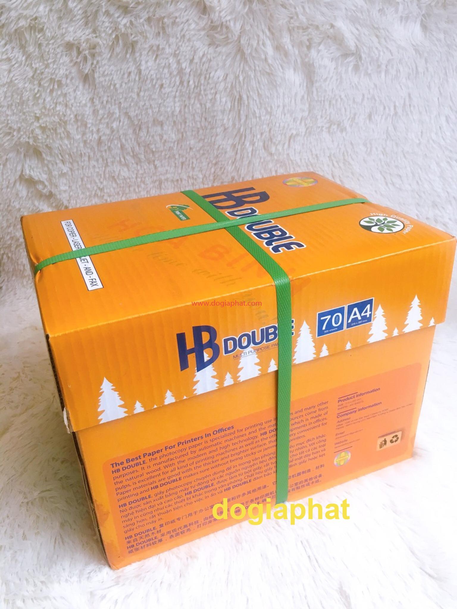 GIẤY IN HB DOUBLE A4 70 