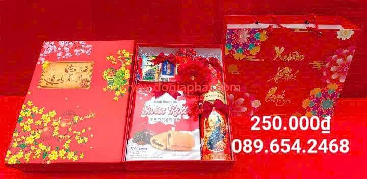 HỘP QUÀ TẾT GIÁ RẺ GIÁ 250.000D