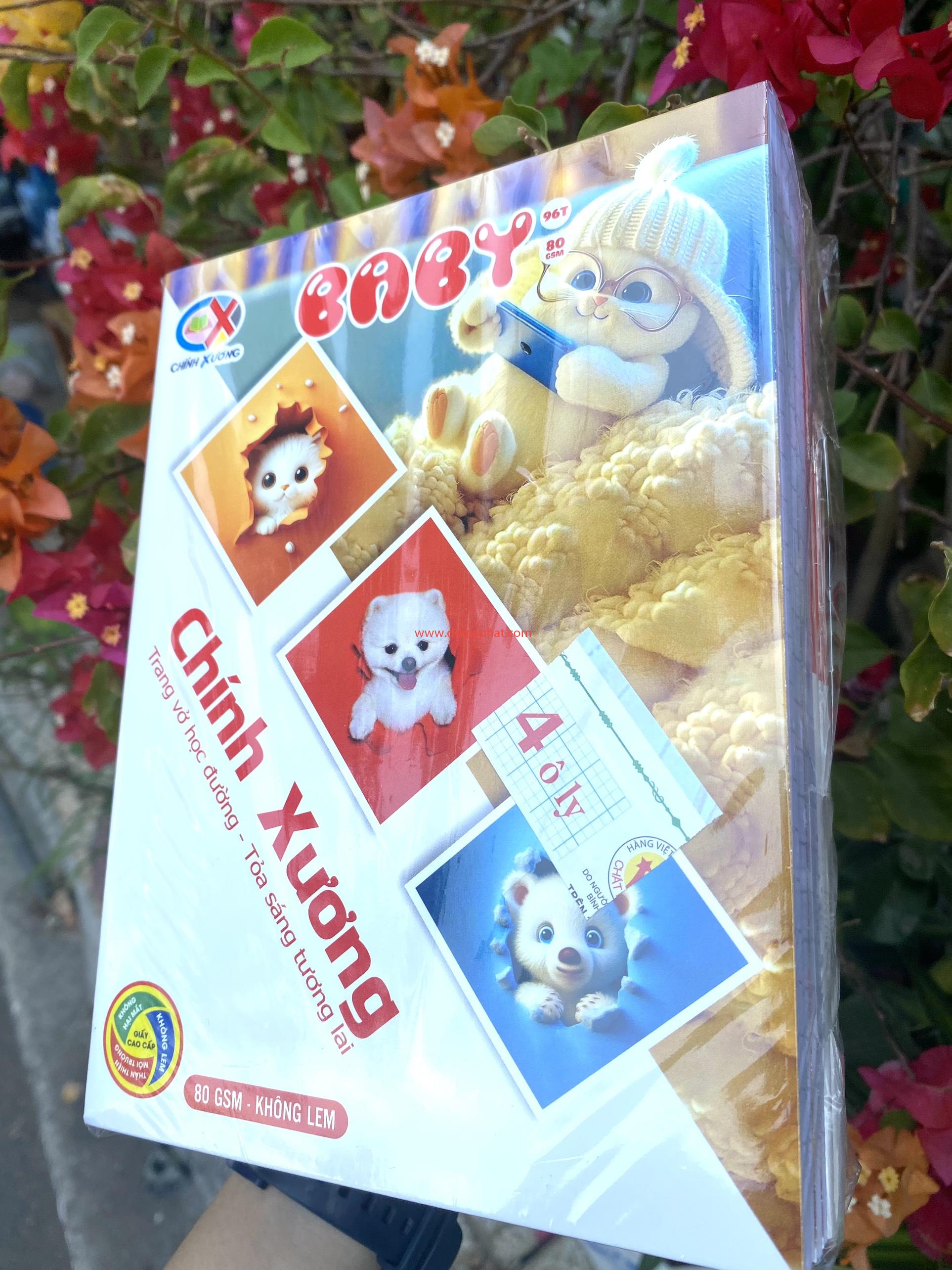 TẬP HỌC SINH BABY CHÍNH XƯƠNG 80 GSM