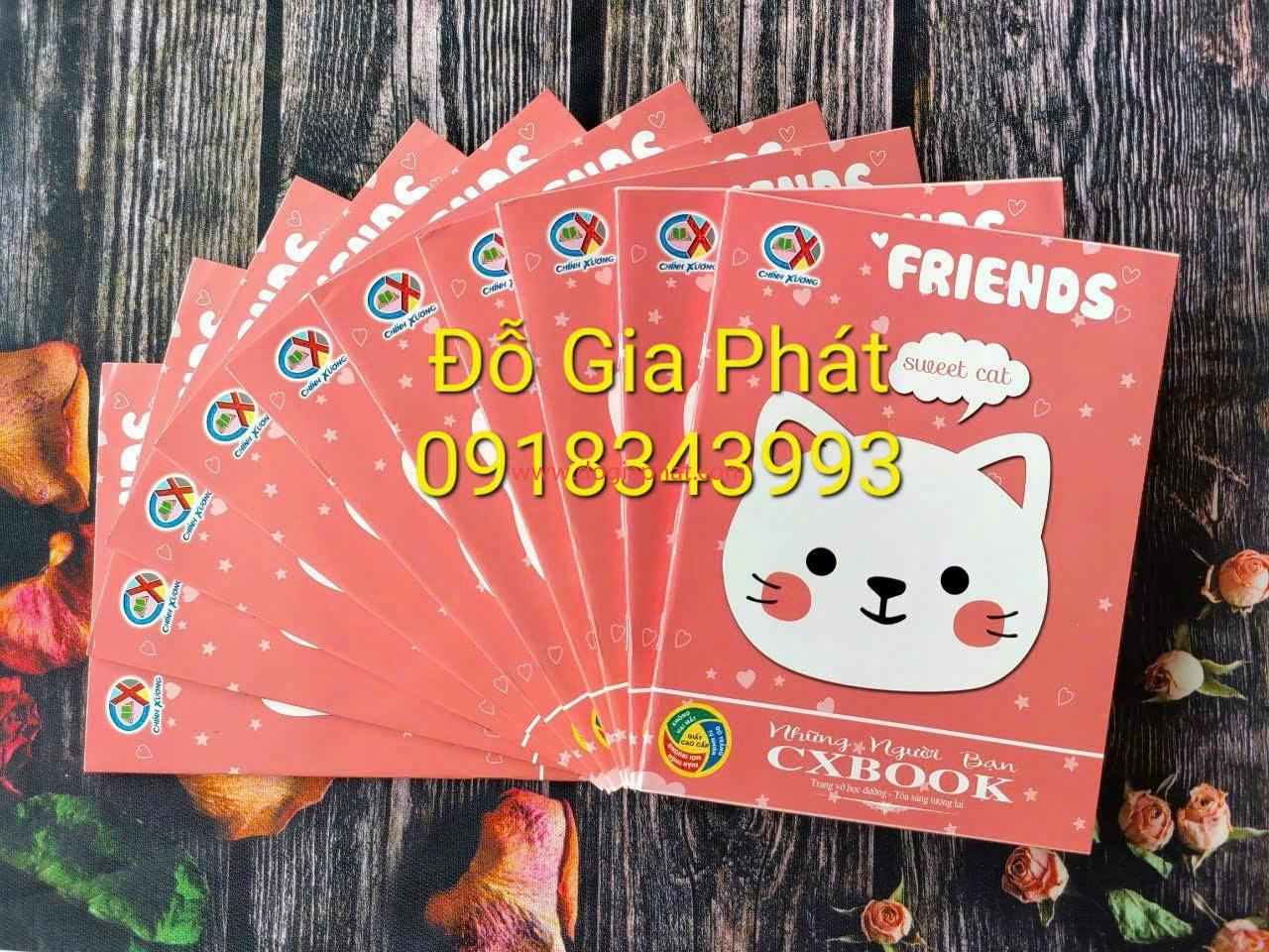 Tập học sinh Những người bạn Chính Xương 96T 4 Ô + 5 Ô 