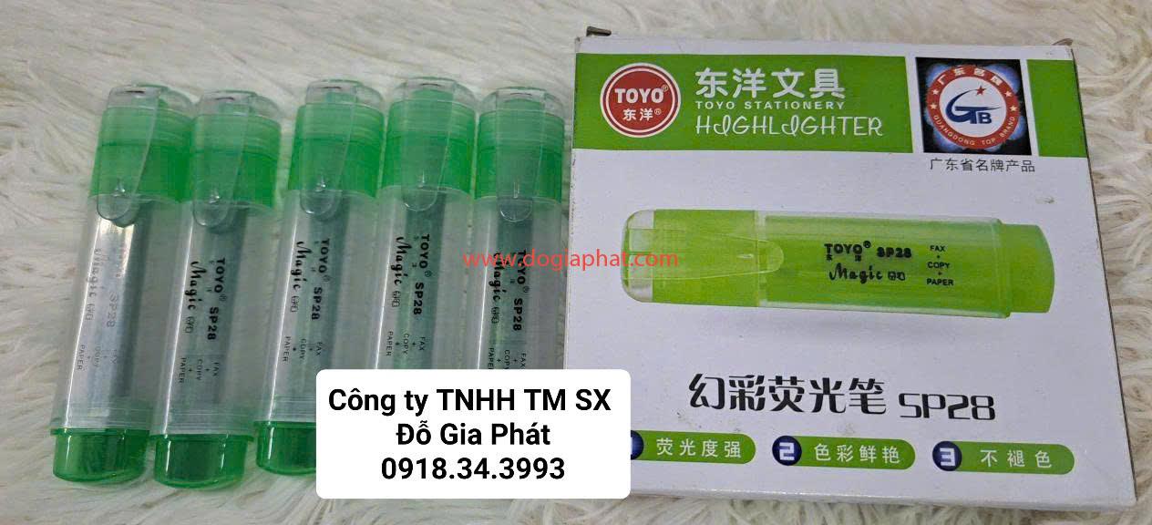  BÚT DẠ QUANG TOYO SP28 (5 màu)