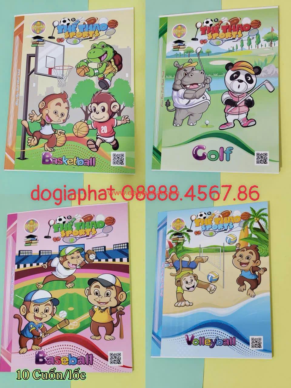 TẬP THỂ THAO HB 80GSM 96 TRANG GIÁ SỈ 