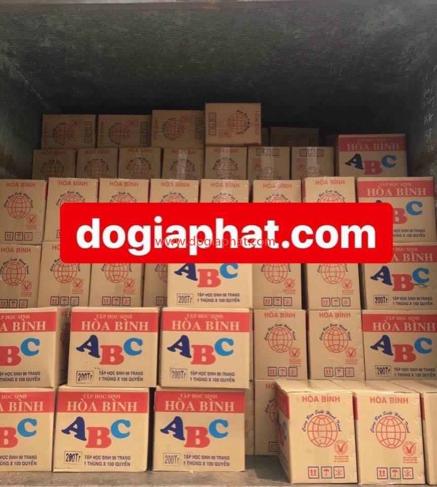 TẬP HỌC SINH ABC HÒA BÌNH 80GSM 96T 4 Ô + 5 Ô 