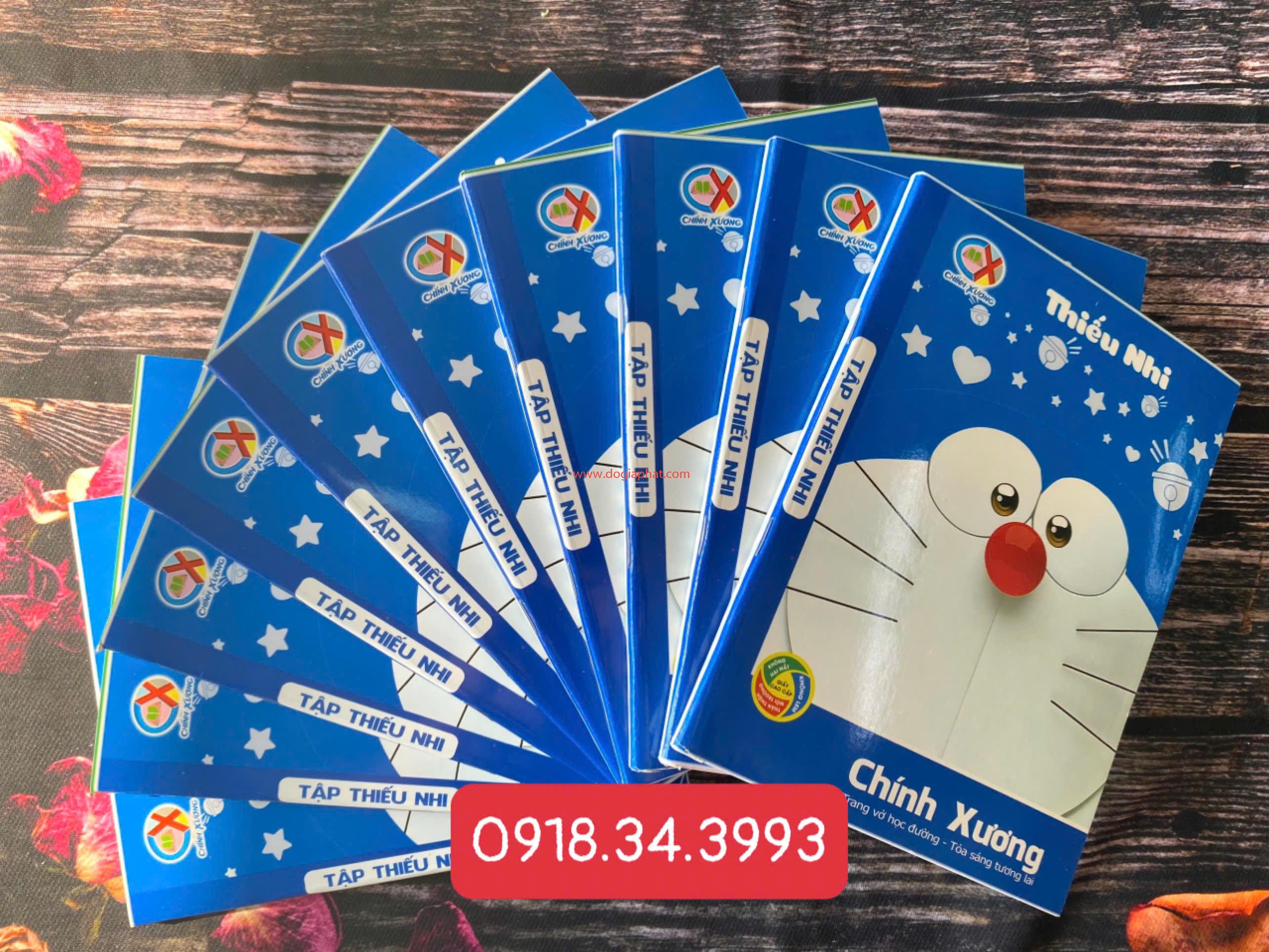 Tập học sinh Thiếu Nhi Chính Xương 100gsm 96T 4 Ô + 5 Ô