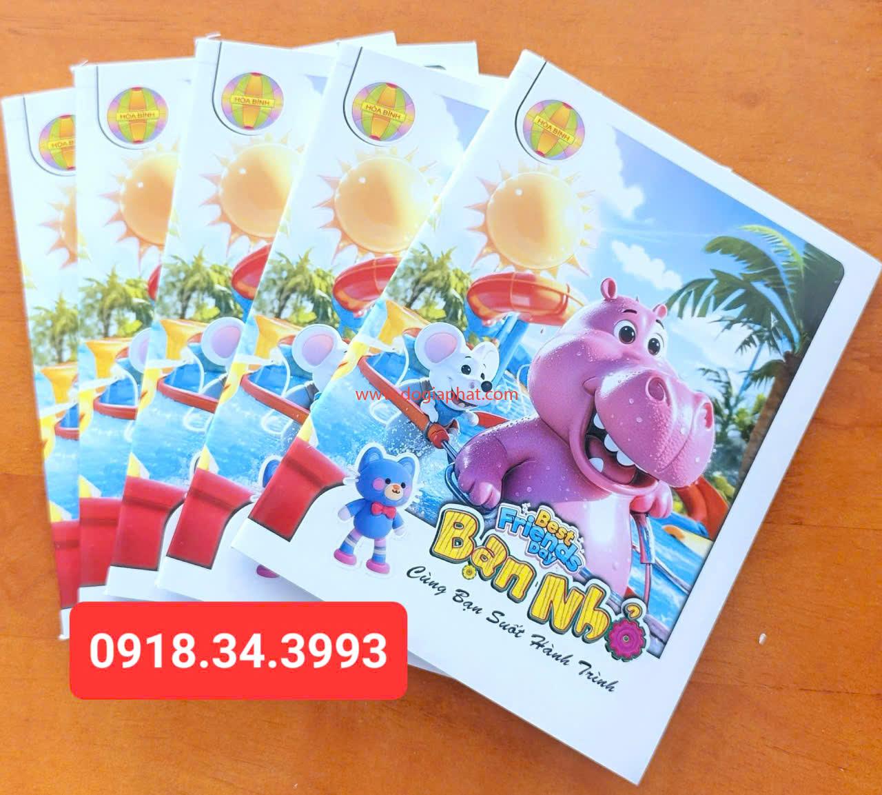 Tập học sinh Bạn Nhỏ Hòa Bình 100gsm 96T 