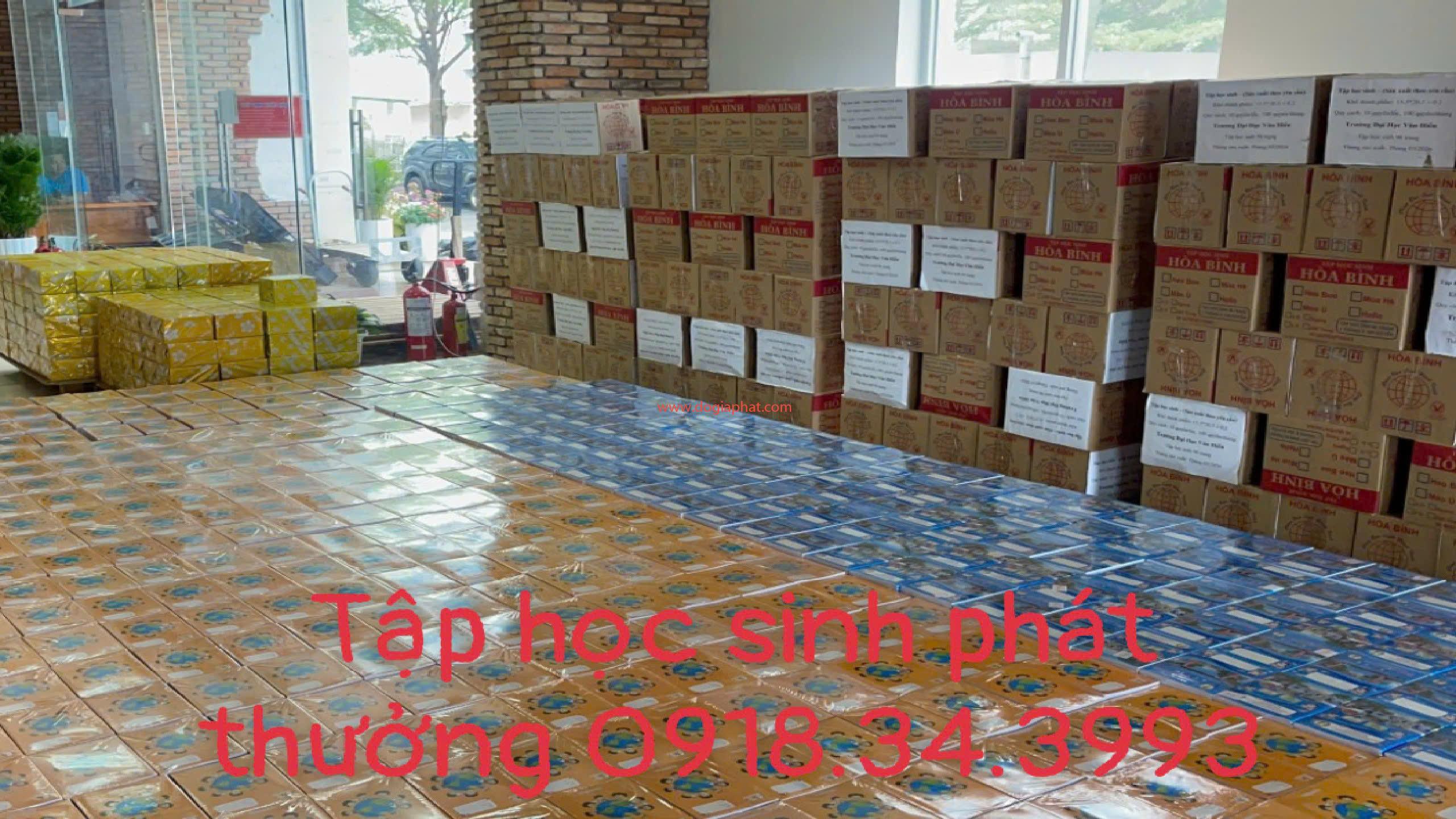 IN ẤN SẢN XUẤT TẬP HỌC SINH CÓ GÓI QUÀ PHÁT THƯỞNG GIÁ SỈ BAO VAT 