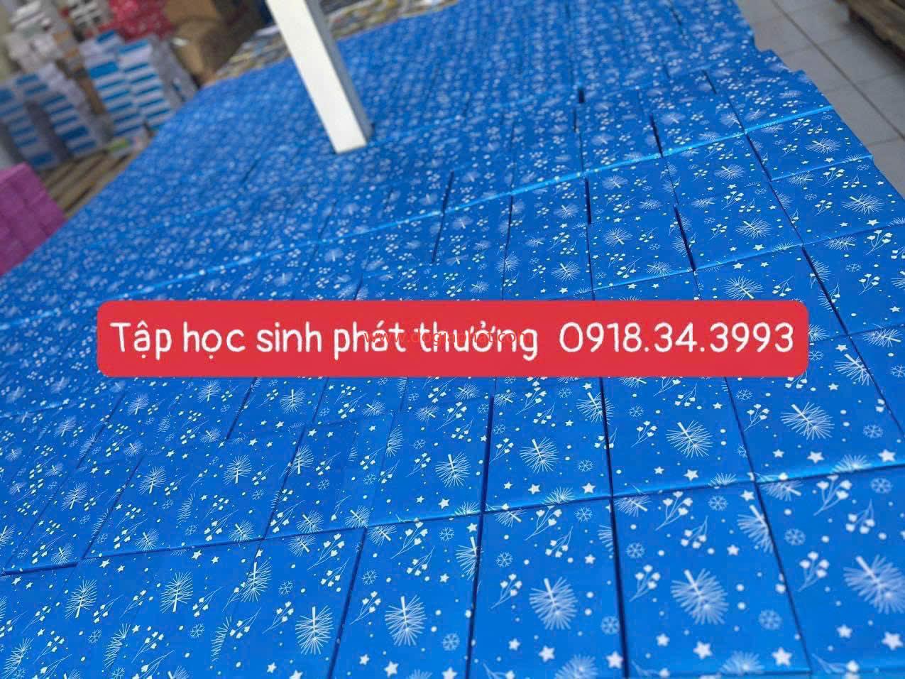 SẢN XUẤT TẬP HỌC SINH PHÁT THƯỞNG