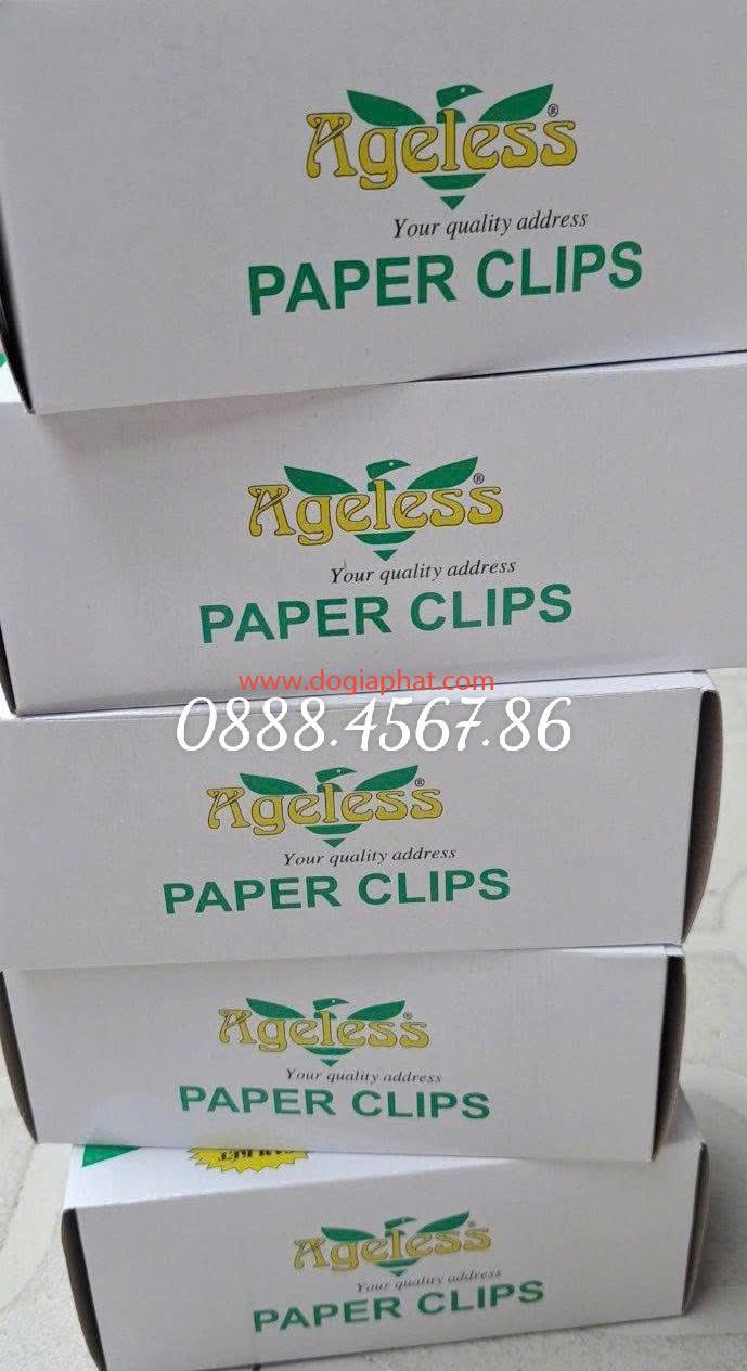 KẸP GIẤY NHỌN C62 (HỘP 100 KIM)