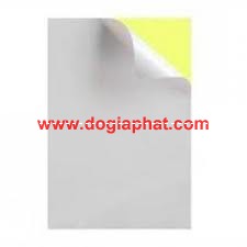 Giấy decal A4 đế vàng
