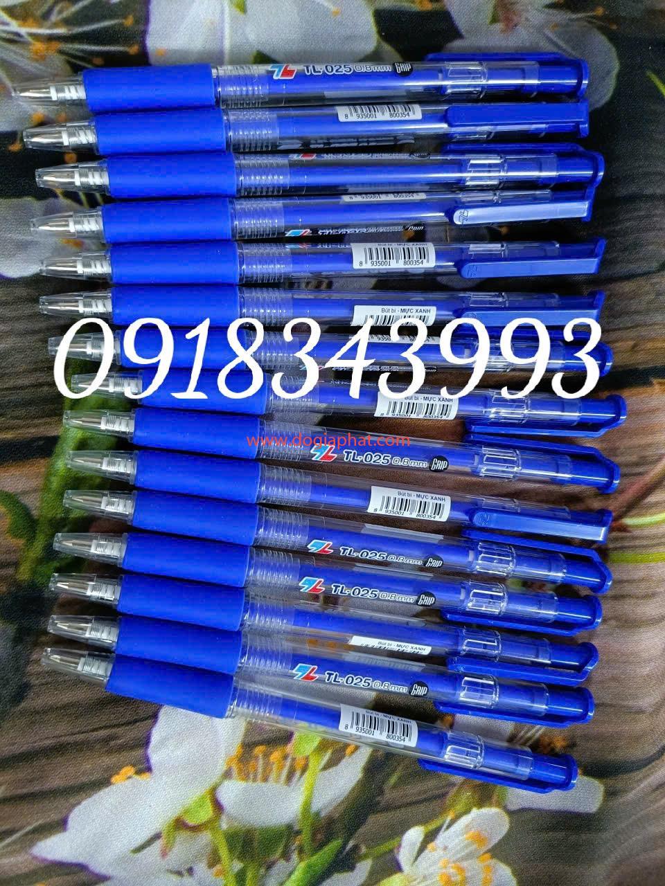 Bút Bi TL 025 xanh, đỏ, đen 