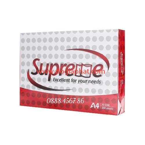 GIẤY THÙNG SUPREME A4 70 GIÁ SỈ 