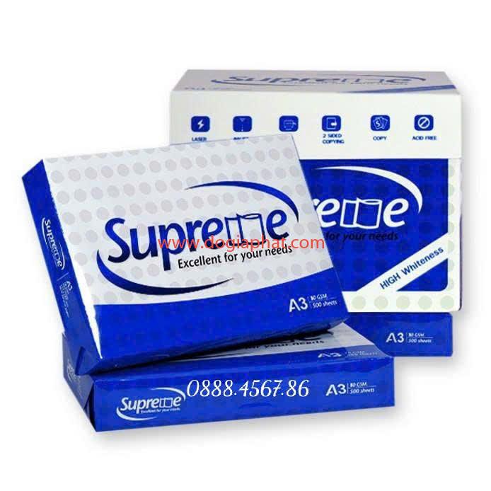 GIẤY THÙNG SUPREME A4 80 GIÁ SỈ 
