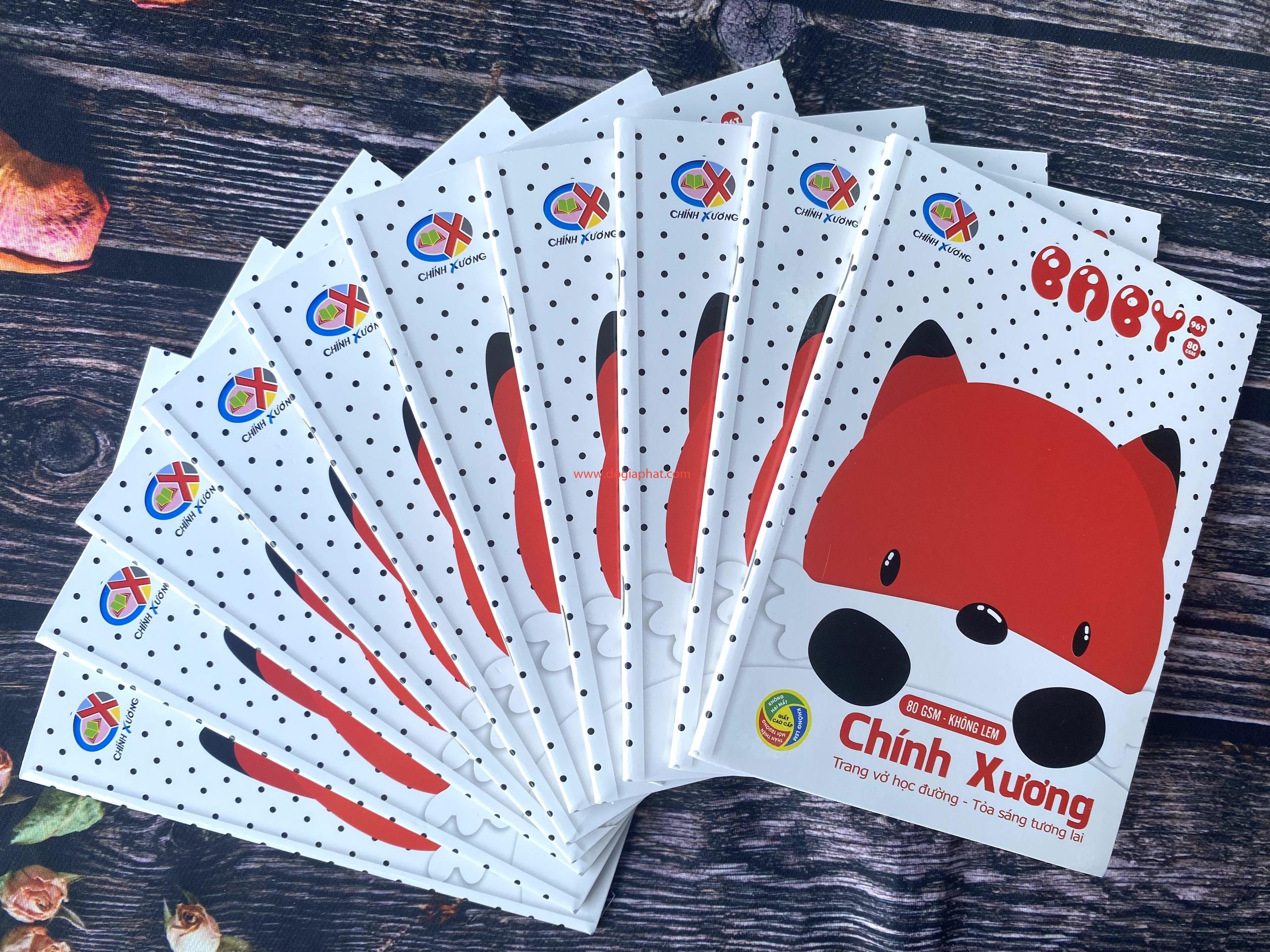 TẬP HỌC SINH BABY CHÍNH XƯƠNG 80 GSM