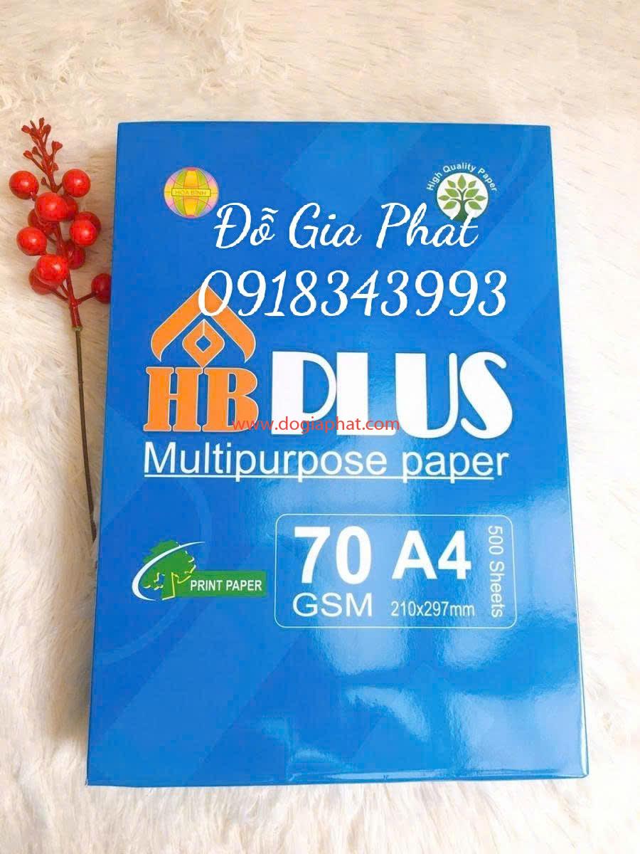 GIẤY HB PLUS A4 70 GIÁ SỈ BAO VAT