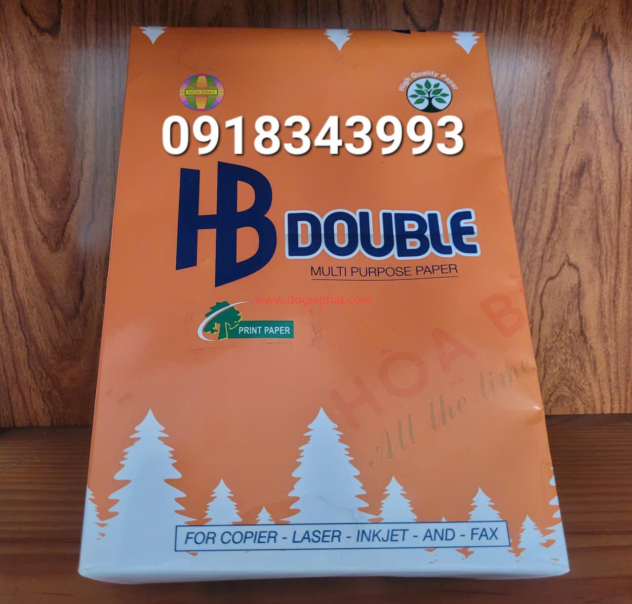 GIẤY HB DOUBLE A4 70 