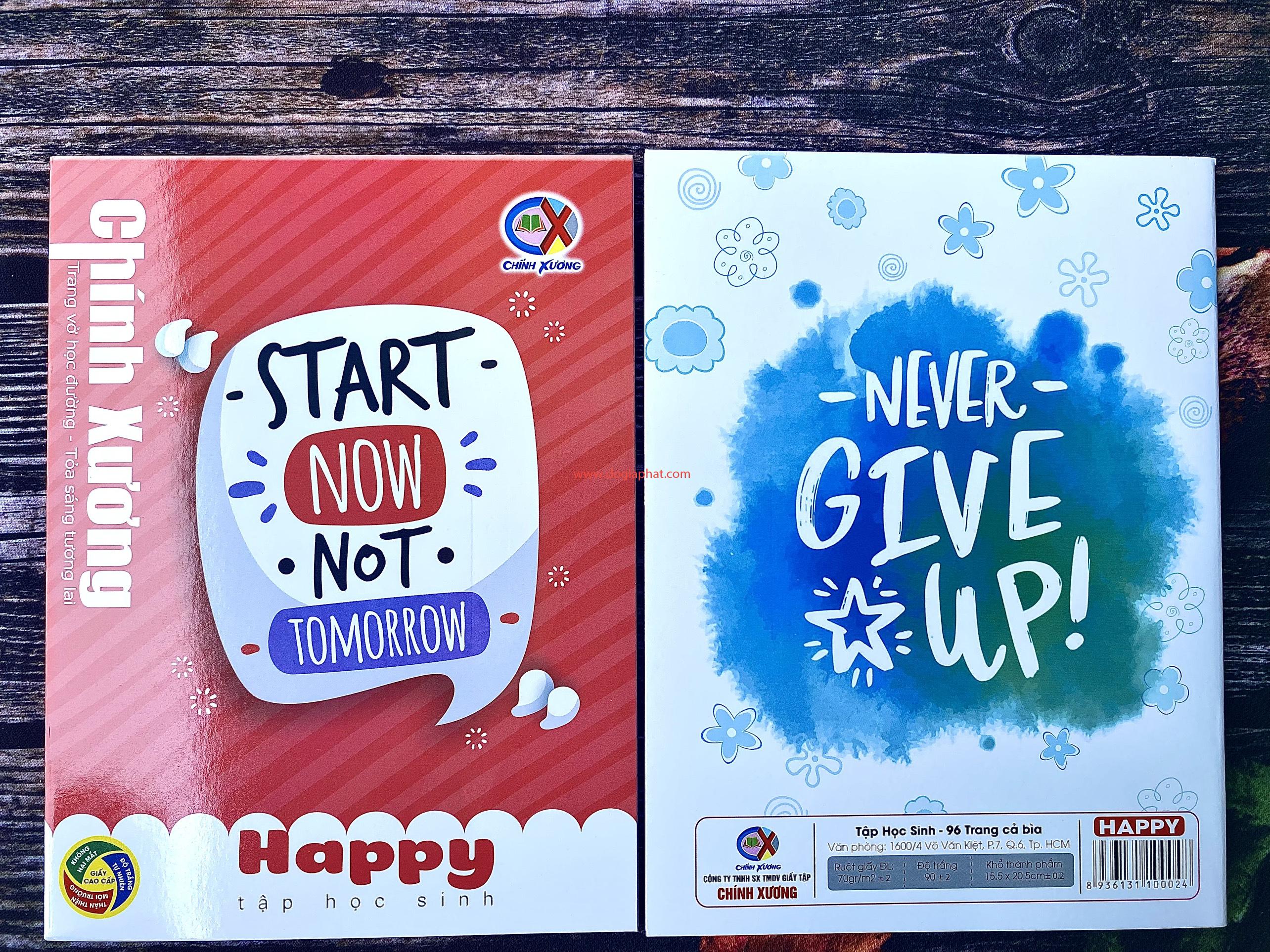 TẬP HỌC SINH HAPPY CHÍNH XƯƠNG 70 GSM